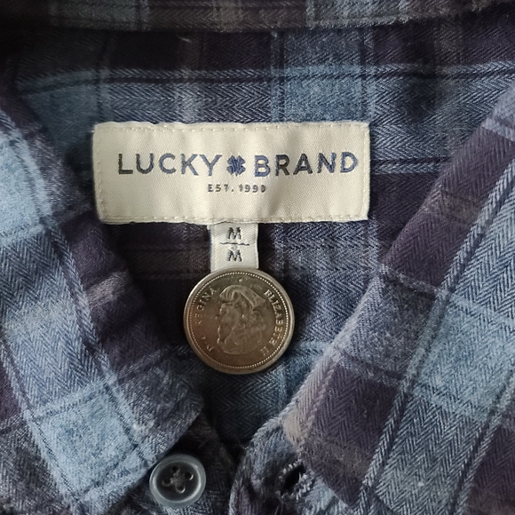 Lucky Brand Long Sleeve Plaid (BNWT) - Picture 4 of 8